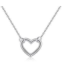 Heart Silver Necklaces SPE-737D